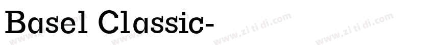 Basel Classic字体转换